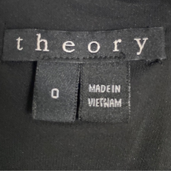 Theory Black Dress Size 0 NWOT - Picture 4 of 6